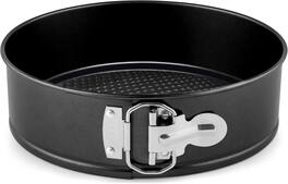 Zulay Kitchen - 7-Inch Non-stick Cheesecake Pan -Leakproof Springform Pan with Removable Bottom and Easy Release - Black