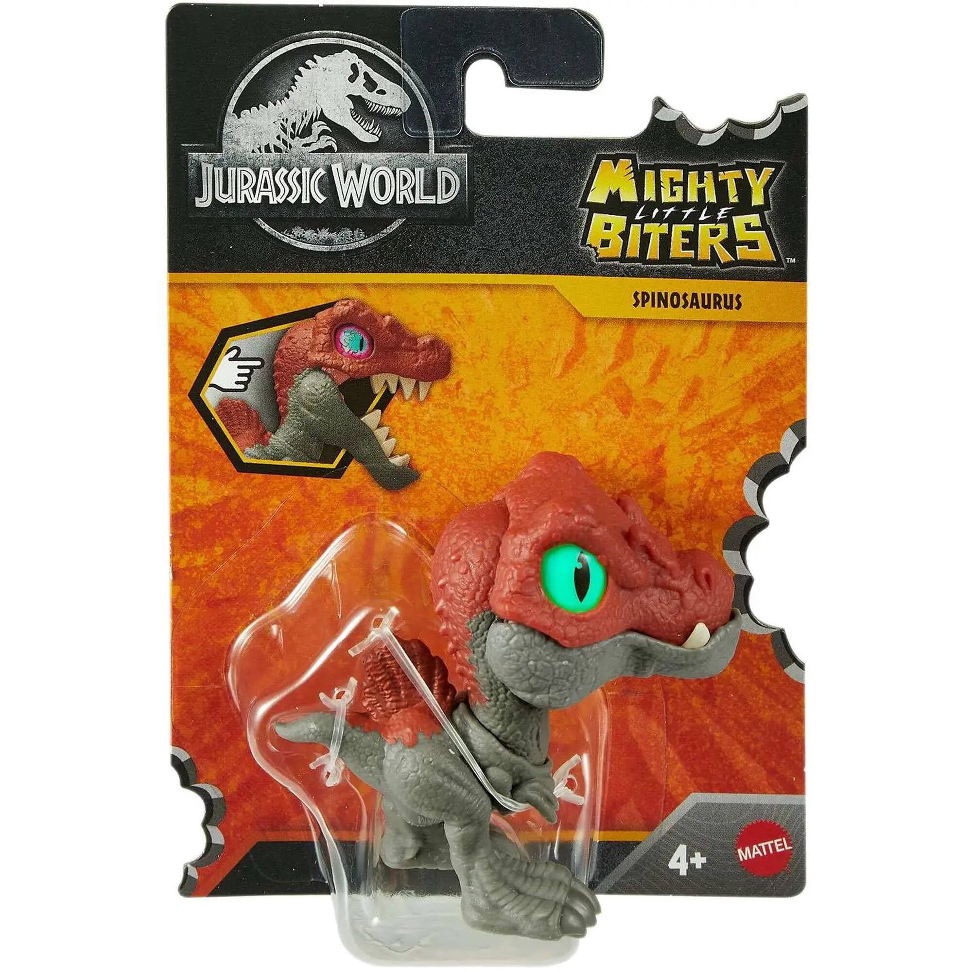 Jurassic World  
Mighty Little Biters™  
Spinosaurus  
4+  
Mattel