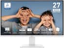 The text on the image reads: "TVRheinland CERTIFIED 27 WQHD 2560 X 1440 5 178 LESS BLUE LIGHT PRO + 100 Hz Jost DisplayHDR 400 IPS Wide View Angle EyesErgo Less Blue Light PRO Eye-Q Check High Refresh Rate DisplayHDR 400 Built-in Speakers VESA Mountable HII - . - -".