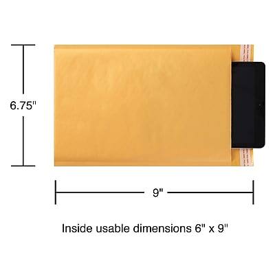 T 6.75" 9" Inside usable dimensions 6" x 9"