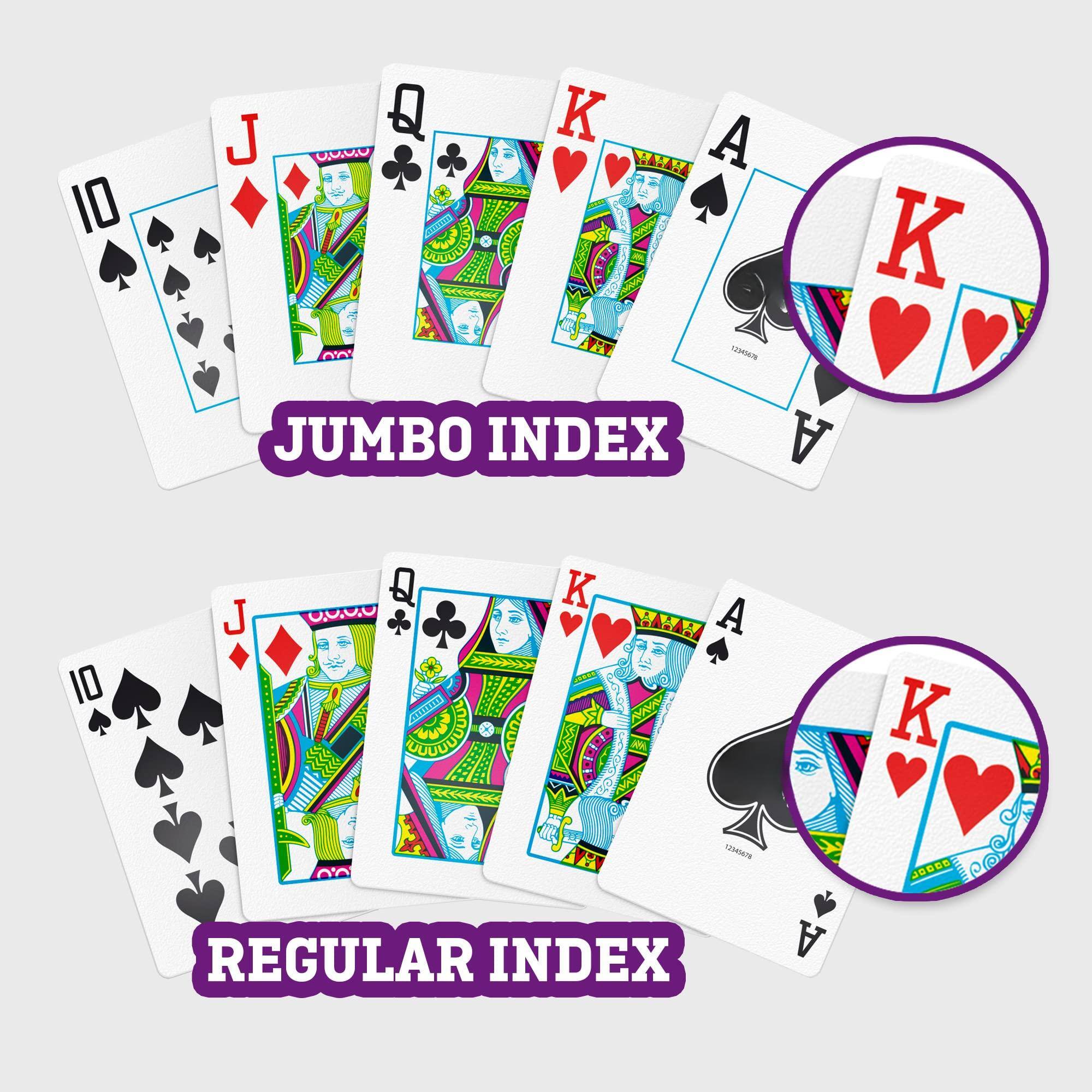 10 J Q K A  
JUMBO INDEX  

10 J Q K A  
REGULAR INDEX