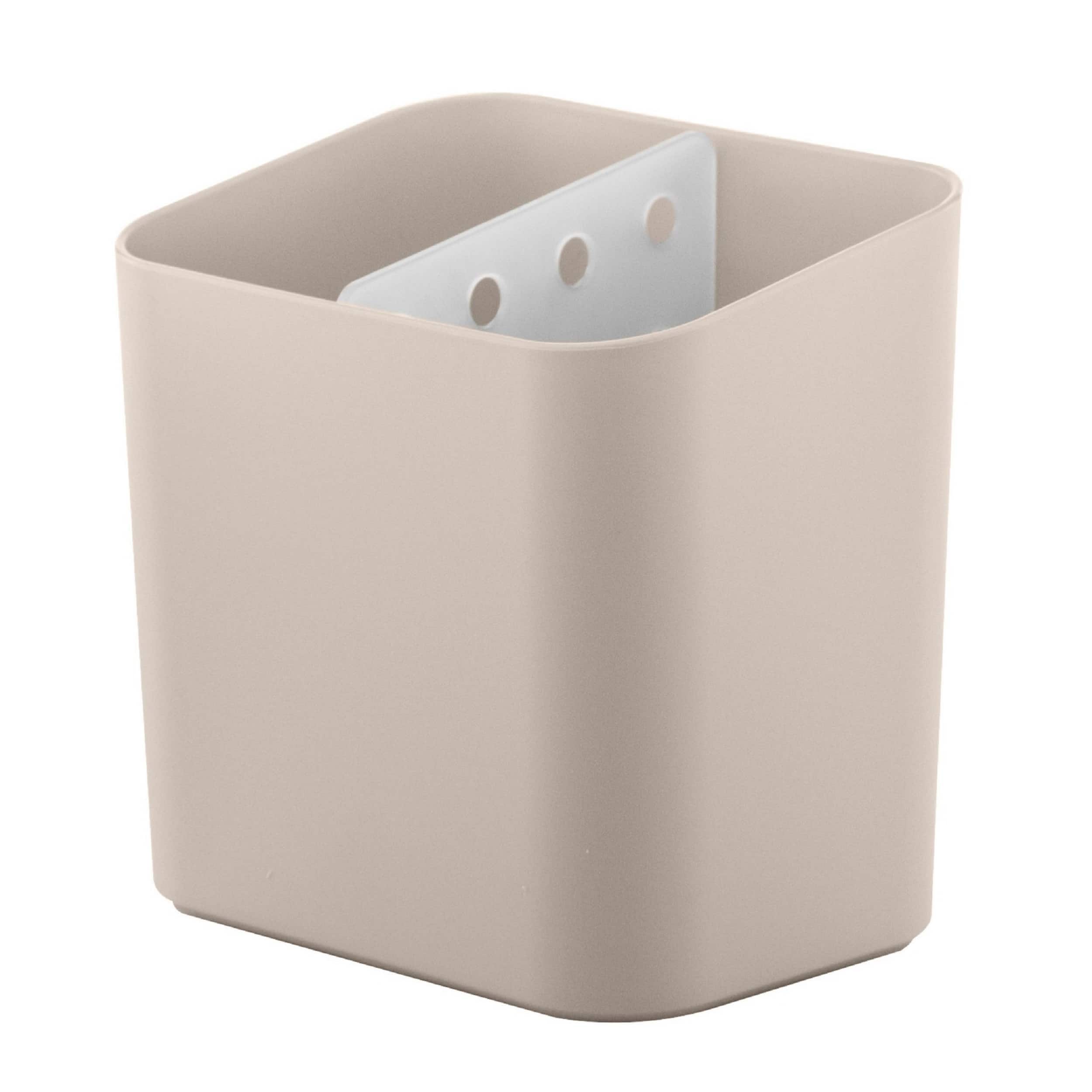 OU - Utensil Holder with Removable Divider, Nonslip Cutlery Drainer with Built In Reservoir - Beige price history on PriceWatchPro