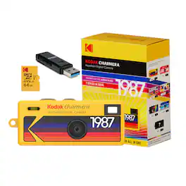 Kodak - Charmera Key Chain Camera (Blind Box) w/ 64GB Memory Card and Card Reader