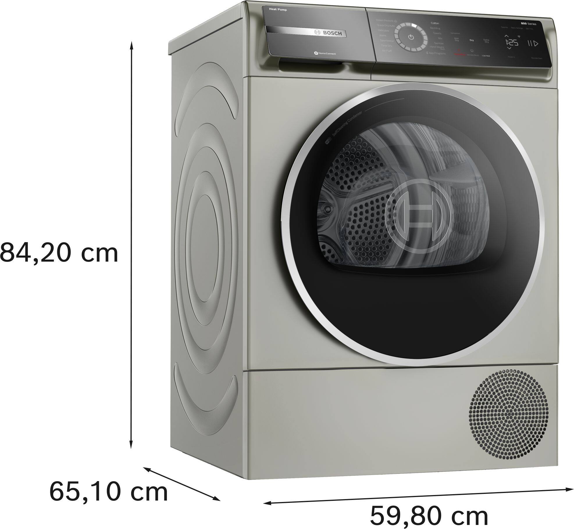 The text on the image reads: "BOSCH - 254 IID Cnnder  84,20 cm  65,10 cm 59,80 cm." This text is grouped and corrected as follows:

"BOSCH - 254 IID Cnnder  84.20 cm  65.10 cm 59.80 cm"