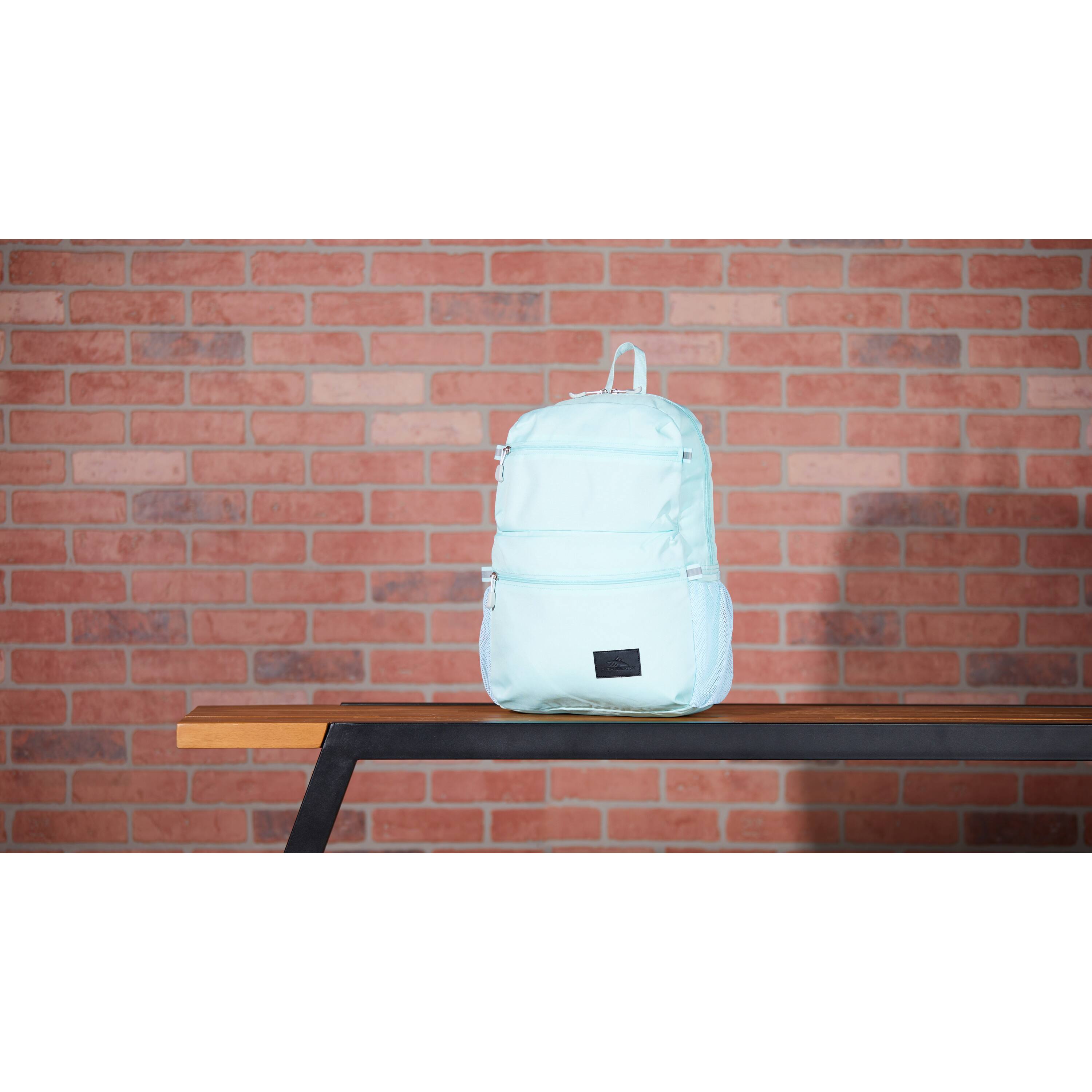 Alt View 2. High Sierra - BTS 2020 Everclass Backpack - Sky Blue.