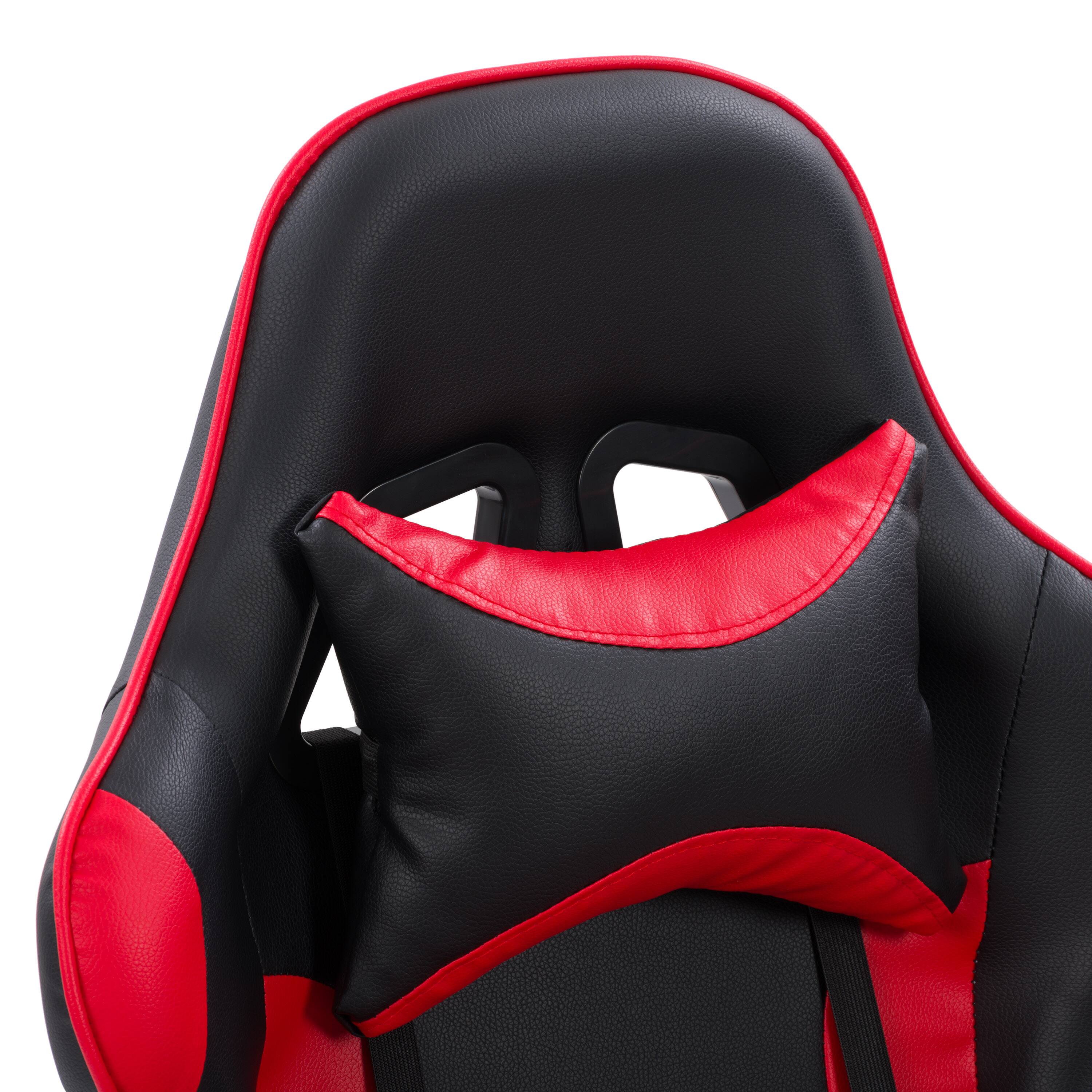 Alt View 16. CorLiving - Ravagers Gaming Chair - Black and Red.