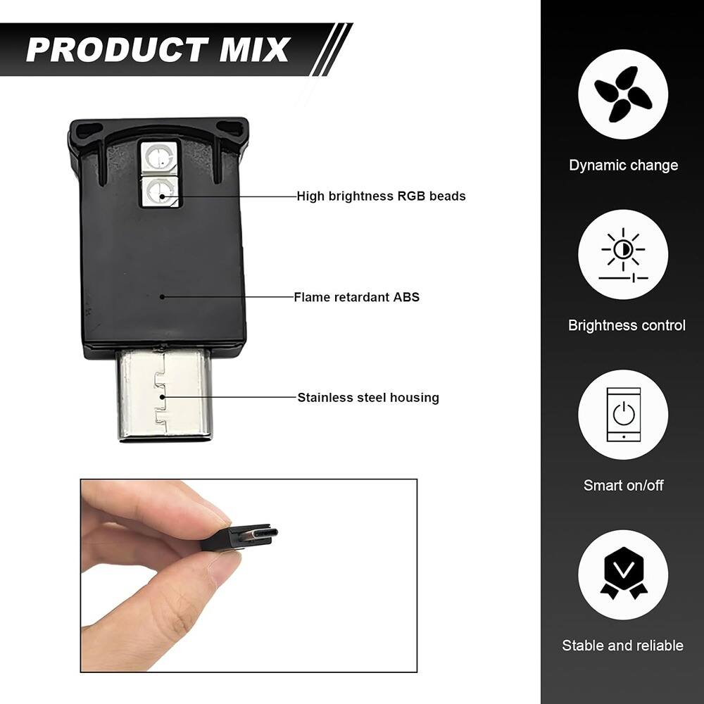 PRODUCT MIX

- Dynamic change
- High brightness RGB beads
- Flame retardant ABS
- Brightness control
- Stainless steel housing
- Smart on/off
- Stable and reliable