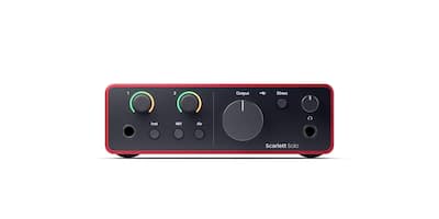 Focusrite Scarlett Solo 4th Generation Audio Interface Red AMS Focusrite Scarlett Solo 4th Generation Audio Interface Red AMS