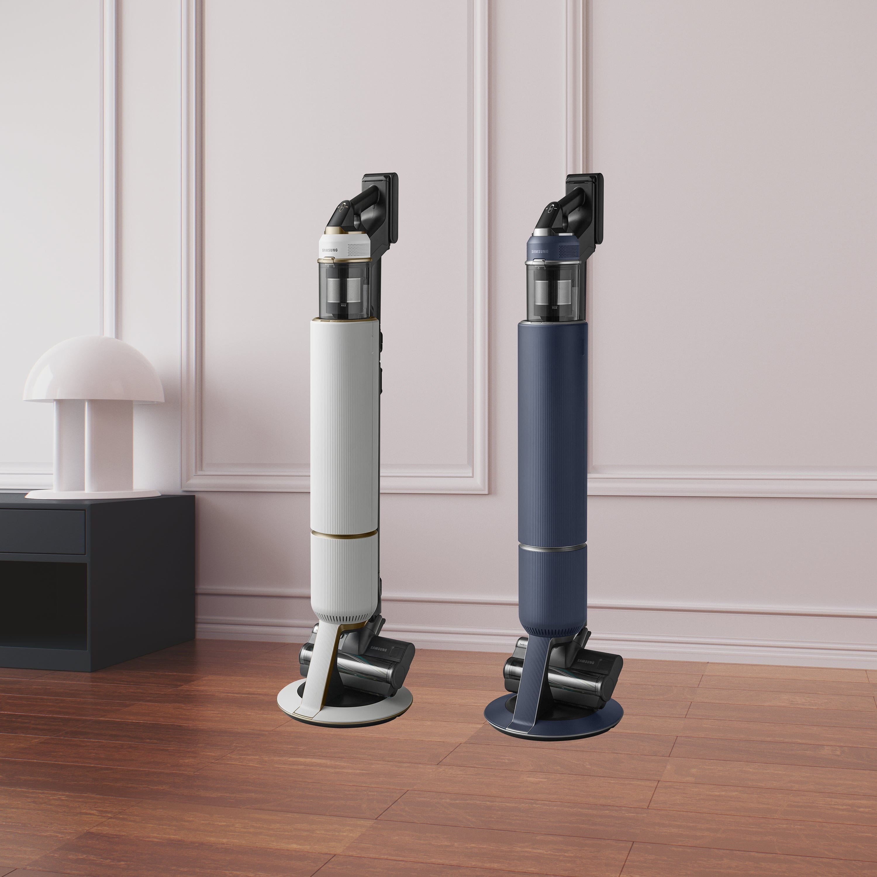 Alt View 12. Samsung - BESPOKE Jet Cordless Stick Vacuum with All-in-One Clean Station - Midnight Blue.