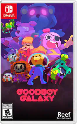 NINTENDO SWITCH. GOODBOY GALAXY EVERYONE 10+ ENFANTS et ADULTES 10+ 10+ + Reef ESRB Entertainment - E10+ (Everyone 10+)
