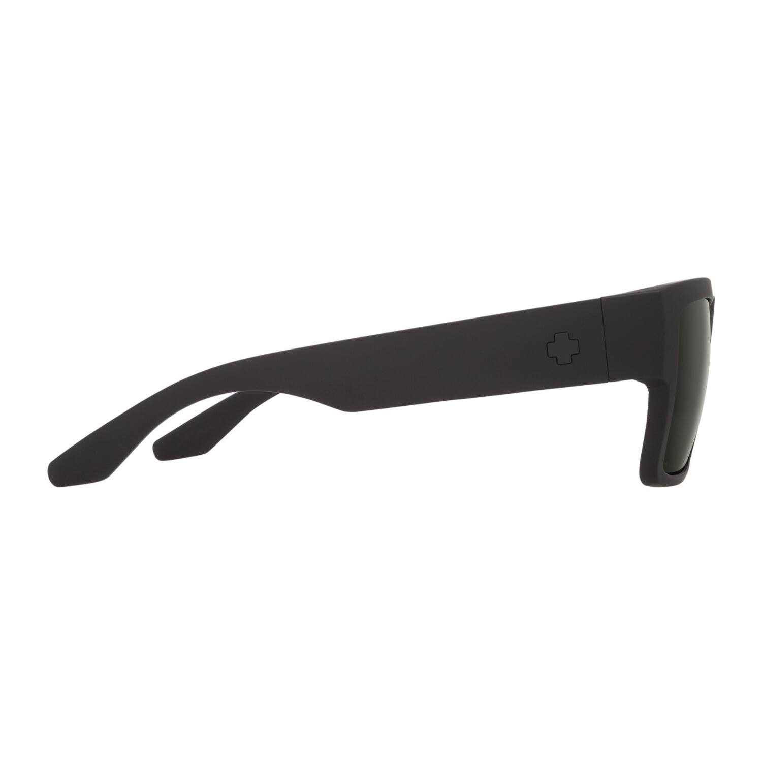 Left. Spy Optic - Spy Optic Cyrus Happy Gray Green Sunglasses (Matte Black) - Matte Black.