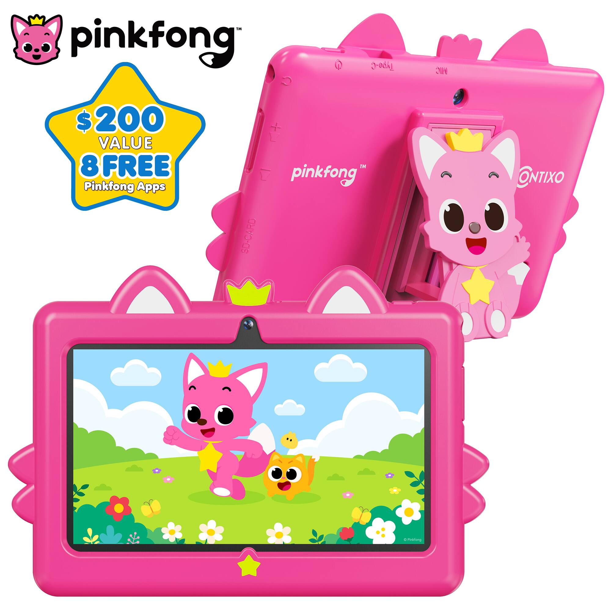 pinkfong -- $200 VALUE 8 FREE pinkfong™ Pinkfong Apps SD-CARD

NOW

ONTIXO

Pinkfong