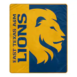 Pegasus - East Texas A&M University Lions 50" x 60" Endzone Ultra Soft Throw Blanket - Multicolor