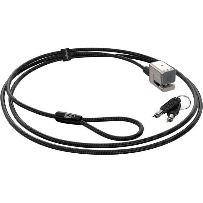 Front. Kensington - Kensington Keyed Cable Lock Surface Pro - 5.91 ft Cable - Keyed Lock - Black, Silver - Carbon Steel, Plastic - For.