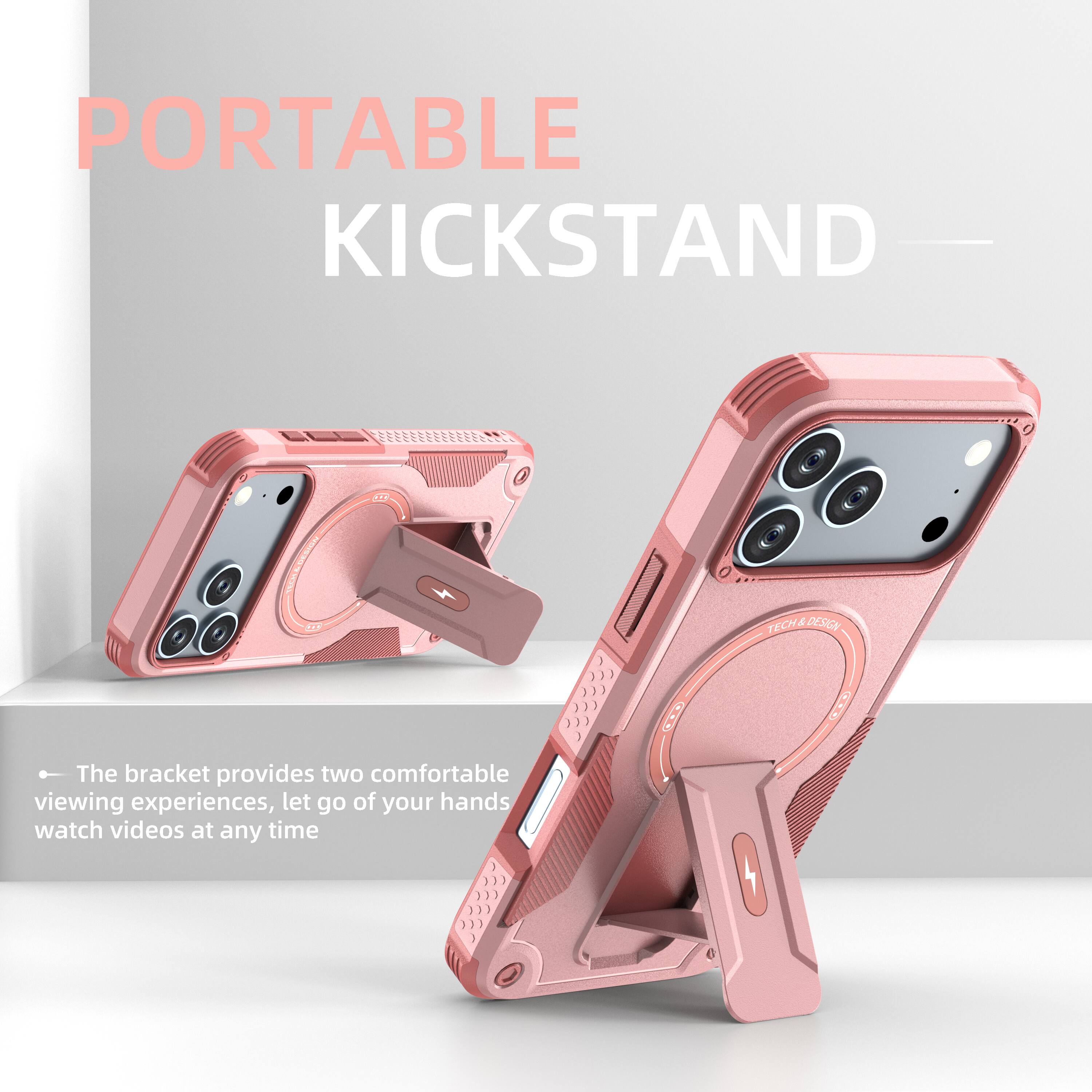PORTABLE KICKSTAND

The bracket provides two comfortable viewing experiences, let go of your hands watch videos at any time