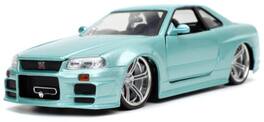 Jada Toys - 1:24 Fast & Furious - Brian's Nissan Skyline GT-R R34 - COLLECTIBLES - Multicolor