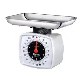 Taylor Precision Products - Kitchen & Food Scale, 22 lbs - White