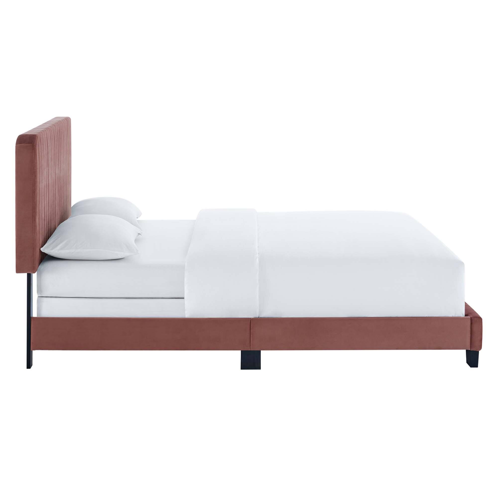 Alt View 1. Modway - Margo Wood King Platform Bed Frame - Gray.