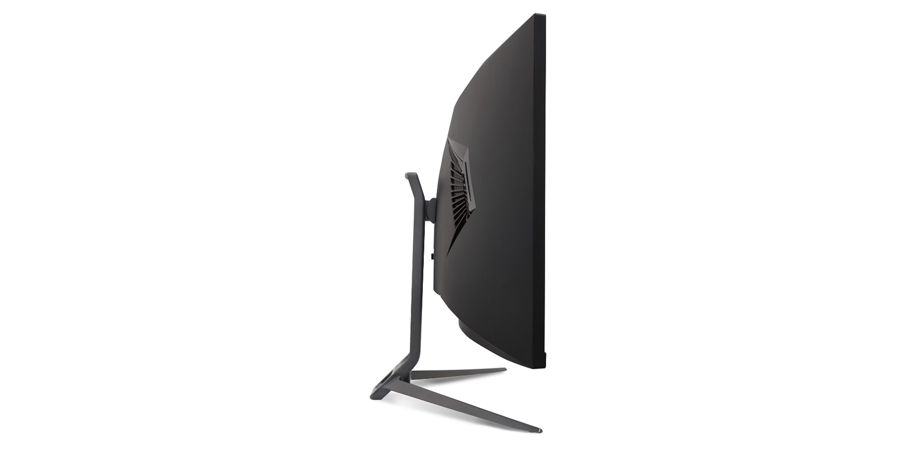 Back. Acer - Nitro Premium Gaming Monitor 34” Curved QHD 180Hz 1ms FreeSync (DisplayPort, HDMI) - Black - Black.