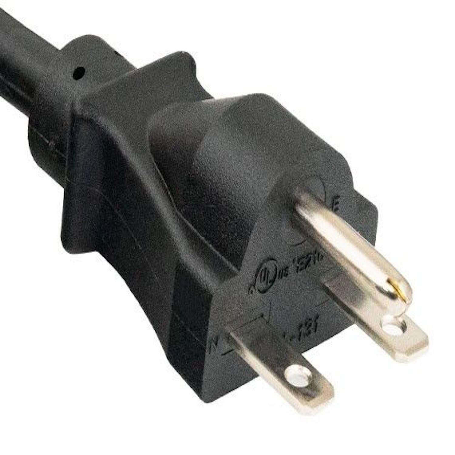 Angle. Sanoxy - SANOXY Cables and Adapters; 10ft ﻿14 AWG 15A 250V Power Cord (NEMA 6-15P to IEC 320 C13) - Black.