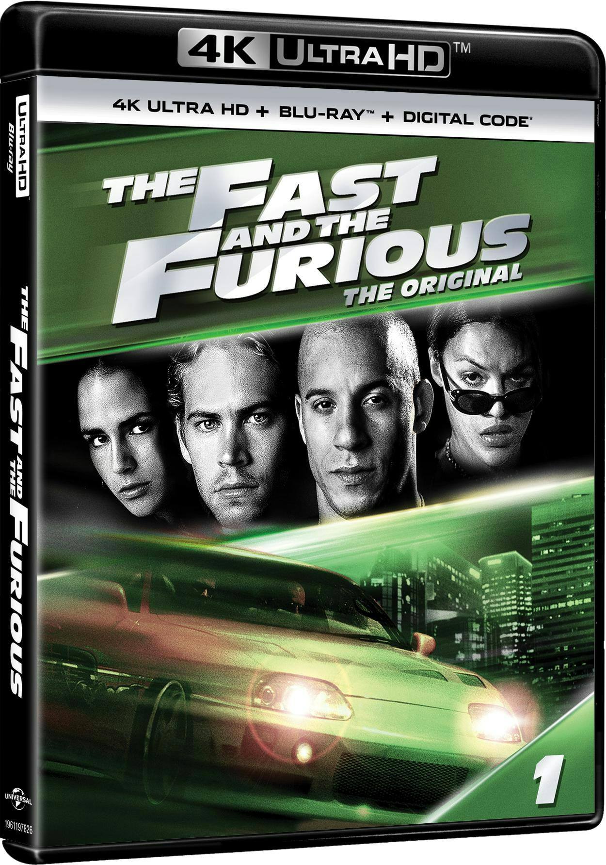 Angle. The Fast and the Furious   - 4K Blu-Ray.