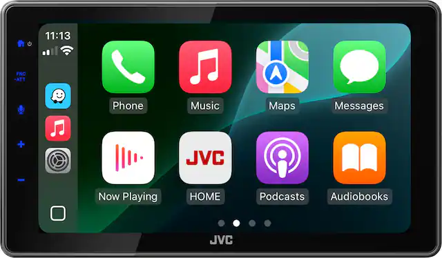11:13
FNC - ATT
Phone
Music
Maps
Messages
Now Playing
HOME
Podcasts
Audiobooks
JVC
