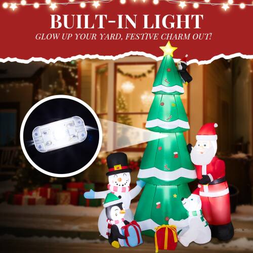 BUILT-IN LIGHT  
GLOW UP YOUR YARD, FESTIVE CHARM OUT!