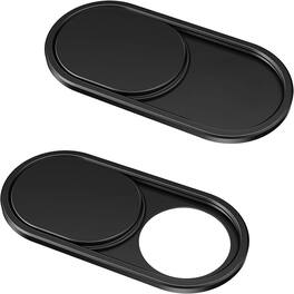 RTMB - Webcam Cover Slide 2-Pack, Ultra-Thin Metal Privacy Cover – Black