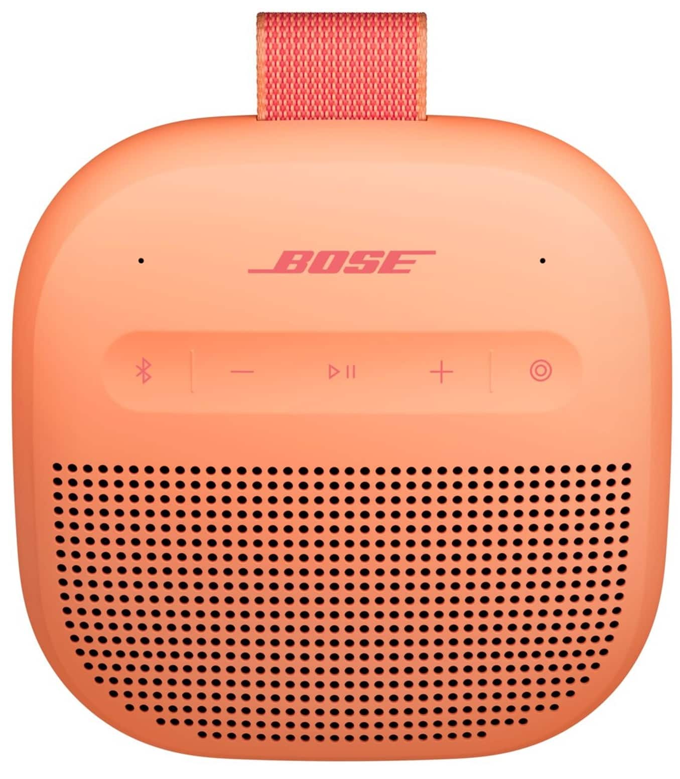 Front. Bose - SoundLink Micro Portable Bluetooth Speaker (2nd Gen) - Sunset Peach.