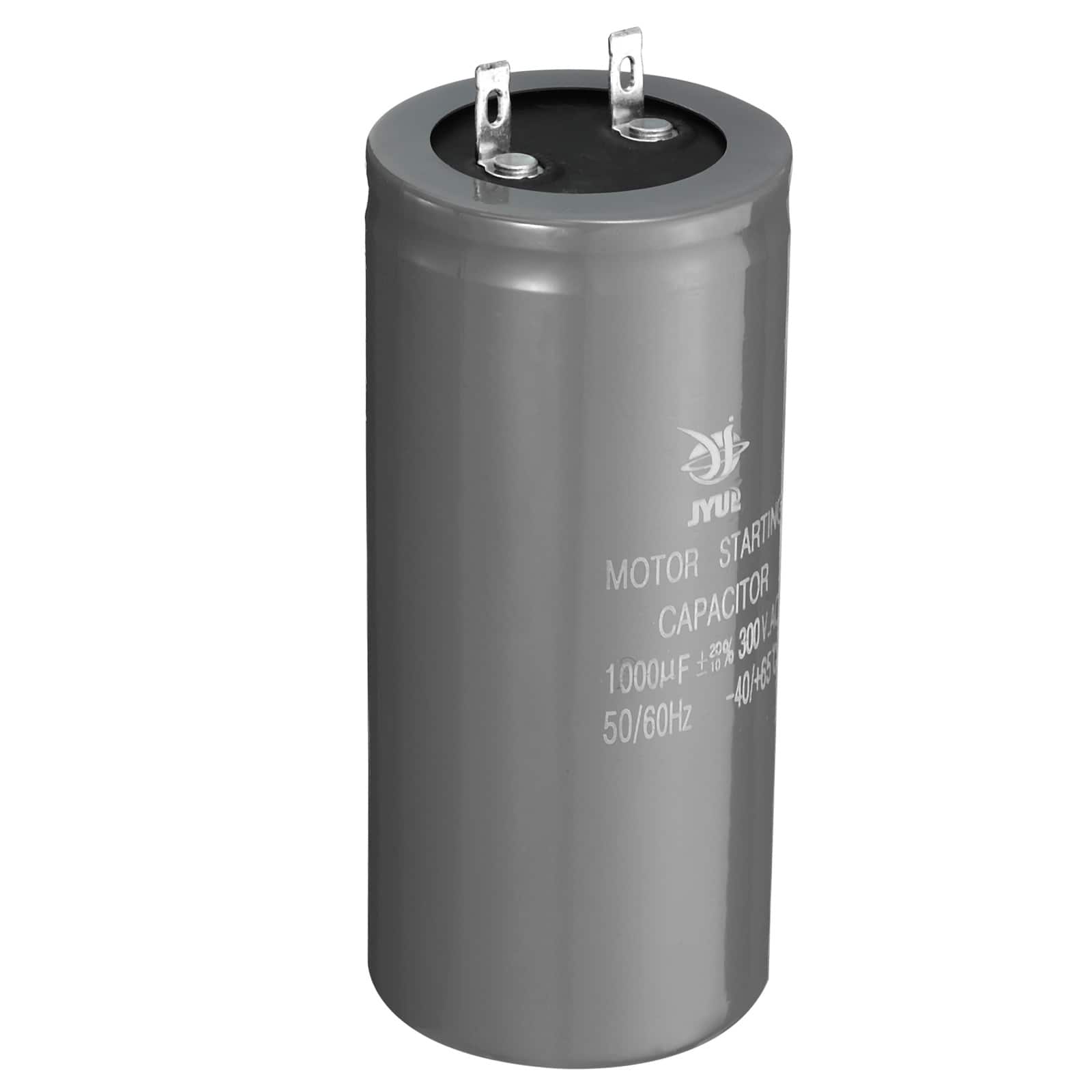 Unique Bargains - Motor Start Capacitor, 100uf 300V 50/60Hz CD60 Running Capacitor Starting Capacitor for Air Conditioners, Electric Motor - Gray