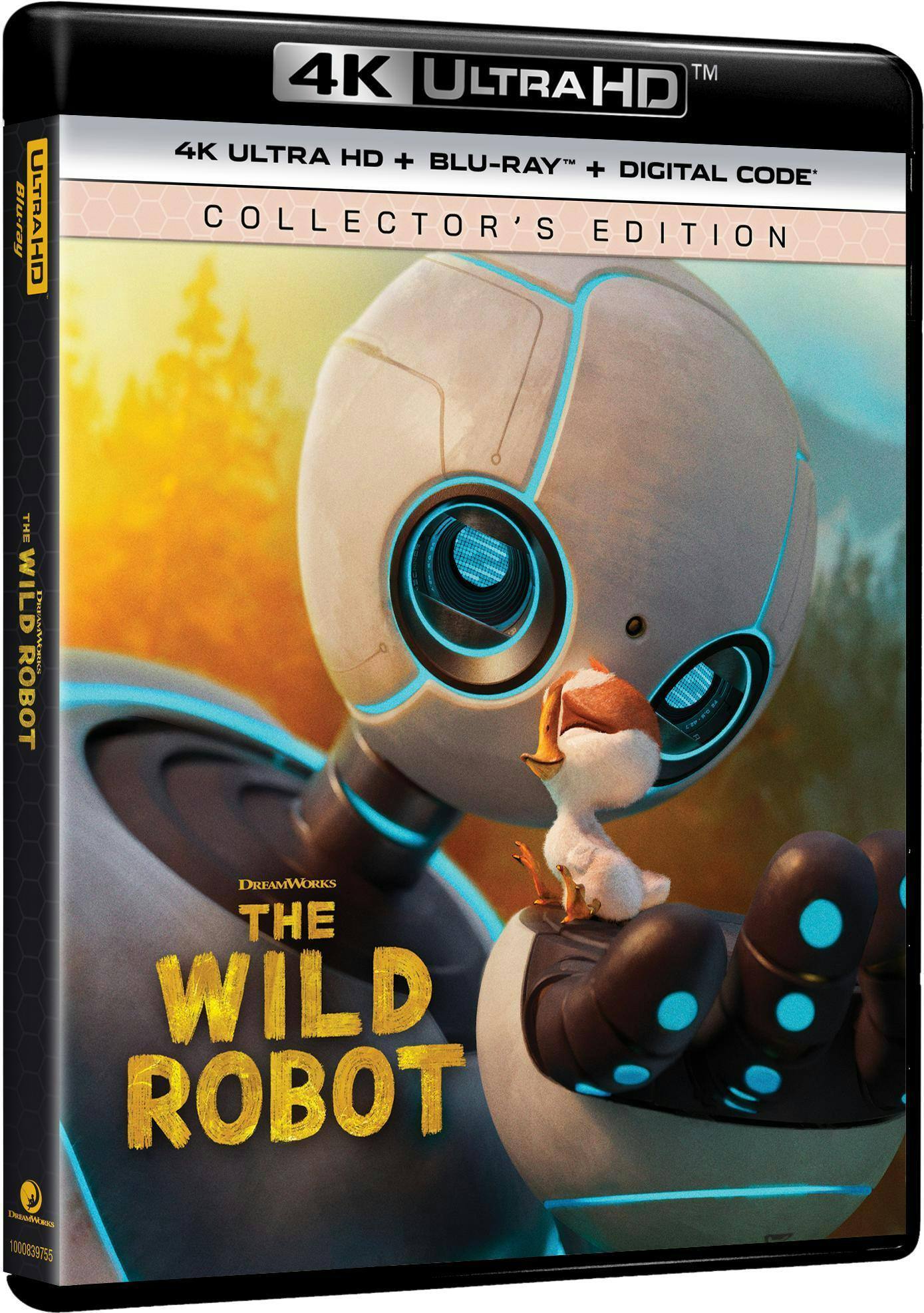 Angle. The Wild Robot - Collector's Edition 4K Ultra HD + Blu-ray + Digital (4K Ultra HD + Blu-ray) [UHD].