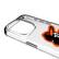 Alt View 2. Keyscaper - Baltimore Orioles Linen Logo iPhone Clear Case - 16e - Multicolor.