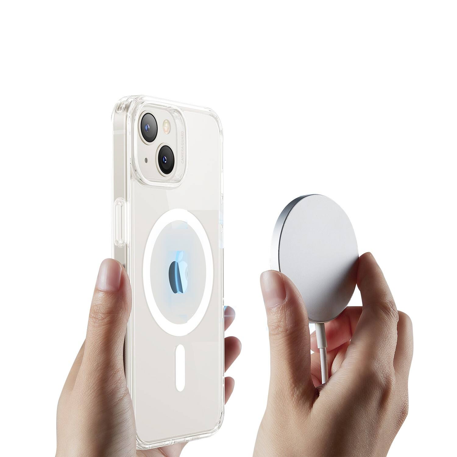 Alt View 12. SaharaCase - Hybrid-Flex Hard Shell Case for Apple iPhone 14 Plus - Clear.