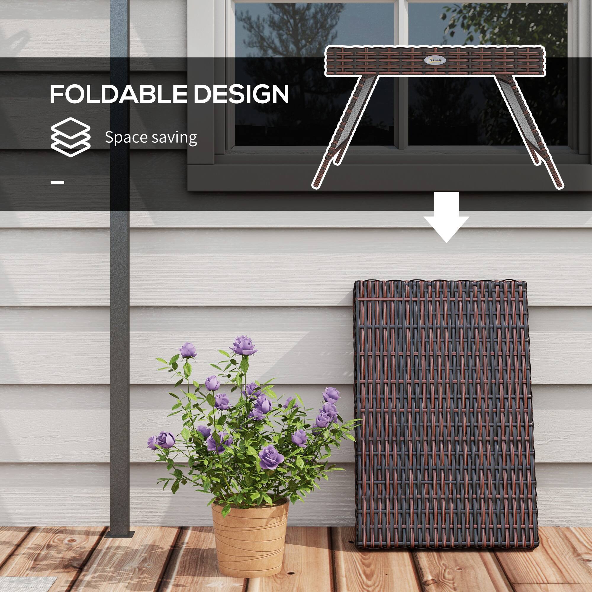 FOLDABLE DESIGN
Space saving