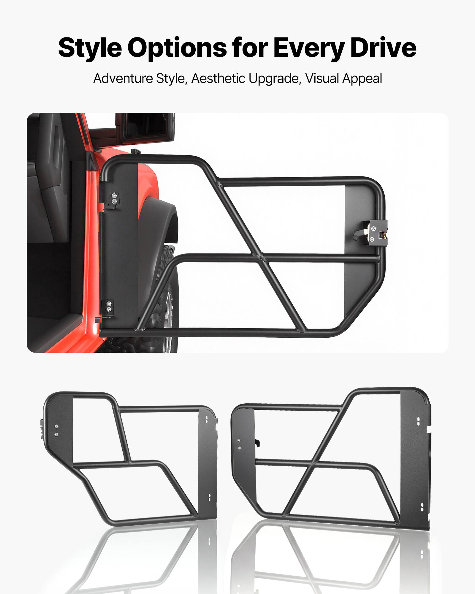 Style Options for Every Drive  
Adventure Style, Aesthetic Upgrade, Visual Appeal