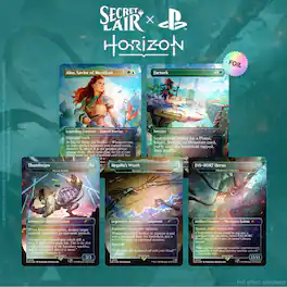 Wizards of The Coast - Magic: The Gathering TCG: Secret Lair x Horizon Into The Forbidden West - Rainbow Foil Edition