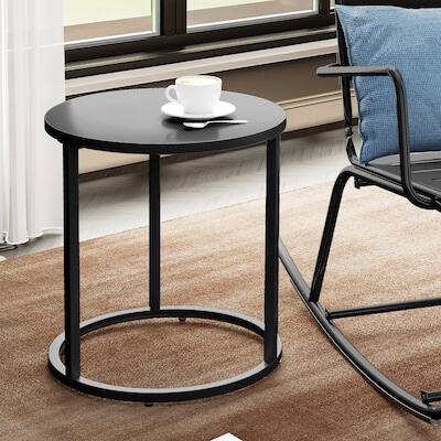 Alt View 6. Crestlive Products - Crestlive Products Outdoor Square Dining End Table 17.91 In - Black.