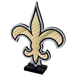 Sporticulture - New Orleans Saints LED Infinity Logo Light - Gold
