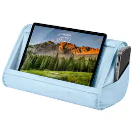 LapGear - Tablet Pillow Stand - Sky Blue