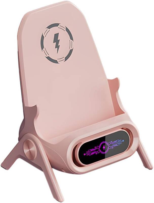 Front. YONWAY - Magnetic Wireless Charger Stand 15W Wireless Phone Charger Holder Compatible with All Smartphones Tablet Charging Dock.