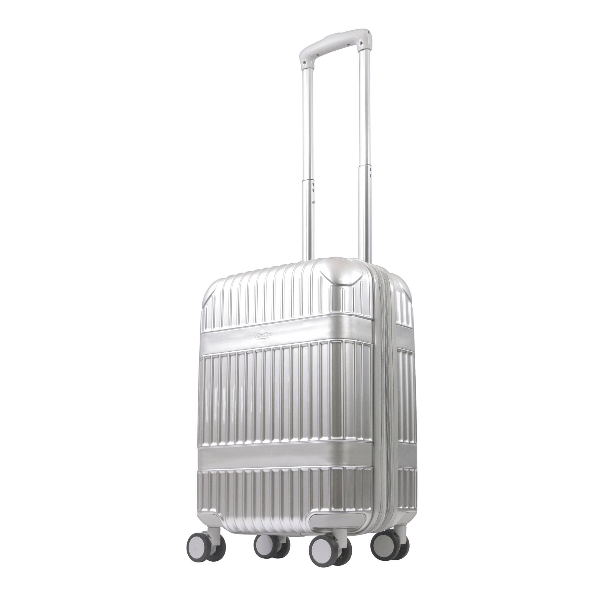 Angle. Martha Stewart - The Bedford 22" Hardcase Carry-On - SILVER.