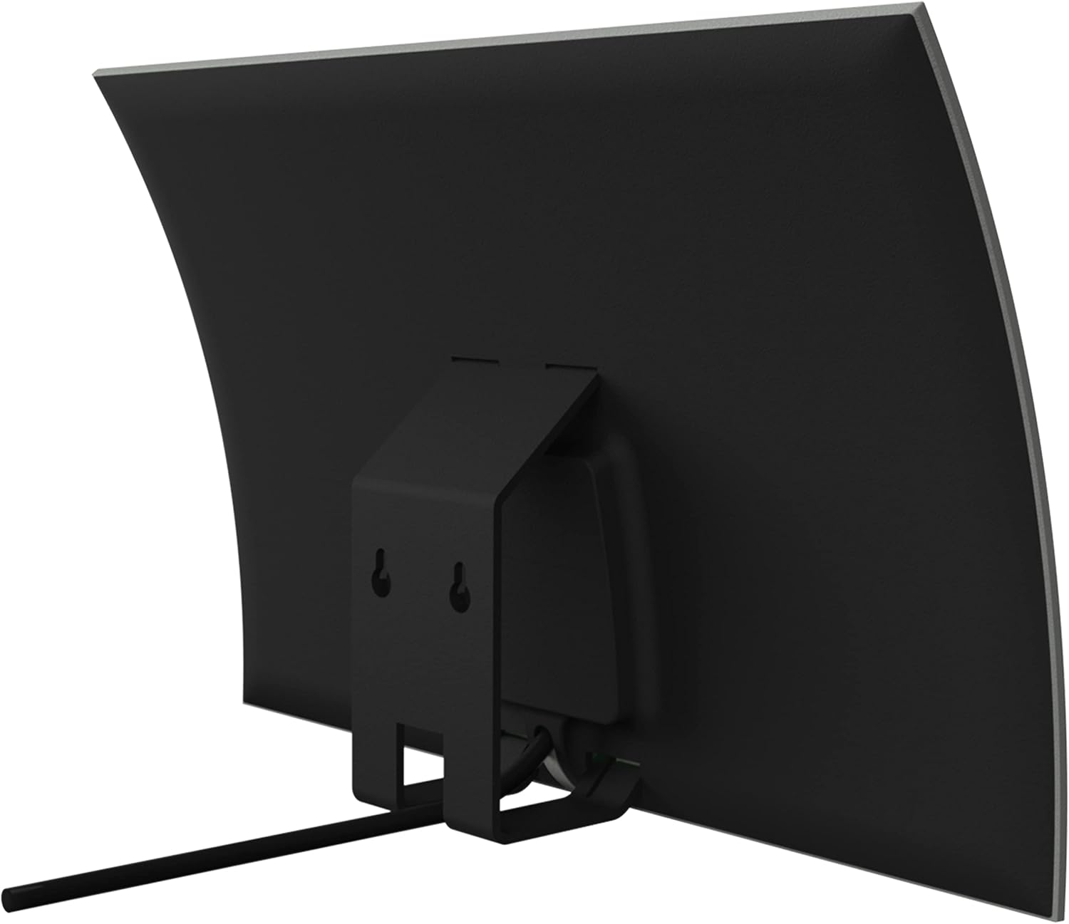 Back. Mohu - Mohu Gateway Indoor TV Antenna, Modern Curve Design, 40-Mile Range, UHF VHF, Multi-Directional, 4K UHD, NEXTGEN TV - w - White.