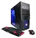 Front. CyberPowerPC - Gamer Ultra Desktop - AMD FX-Series - 8GB Memory - 1TB Hard Drive - Black/Blue.