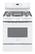 Front. GE - 5.0 Cu. Ft. Self-Cleaning Freestanding Gas Convection Range - White on White.