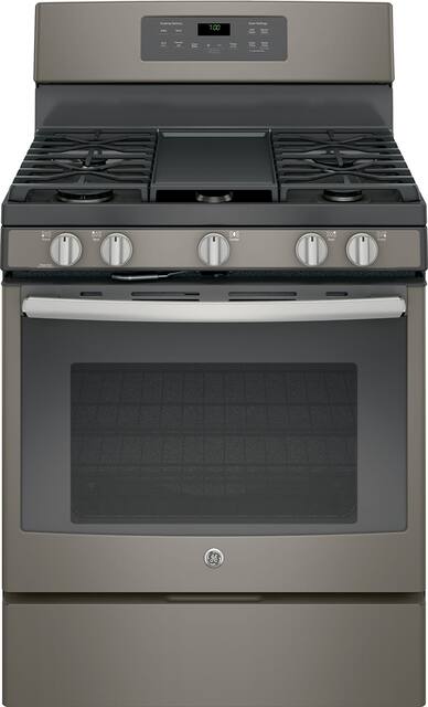 Ge 5 0 Cu Ft Self Cleaning Freestanding Gas Convection Range Gray Ge 5 0 Cu Ft Self Cleaning Freestanding Gas Convection Range Slate