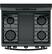 Alt View 12. GE - 6.8 Cu. Ft. Self-Cleaning Freestanding Double Oven Gas Convection Range.