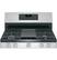 Alt View 11. GE - 6.8 Cu. Ft. Self-Cleaning Freestanding Double Oven Gas Convection Range - Stainless Steel.