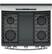 Alt View 12. GE - 6.8 Cu. Ft. Self-Cleaning Freestanding Double Oven Gas Convection Range - Stainless Steel.