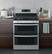 Alt View 2. GE - 6.8 Cu. Ft. Self-Cleaning Freestanding Double Oven Gas Convection Range - Stainless Steel.
