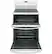 Alt View 12. GE - 6.6 Cu. Ft. Self-Cleaning Freestanding Double Oven Electric Convection Range.